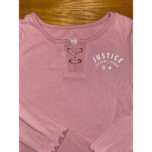 Justice Pink Long Sleeve-8 - Picture 2 of 3